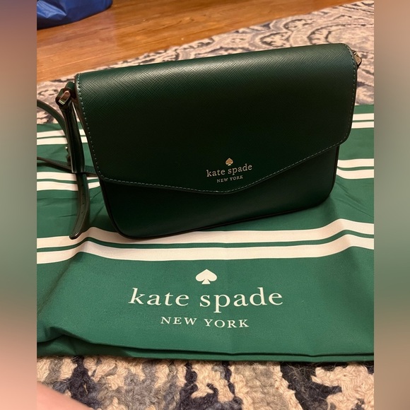 kate spade Handbags - Kate Spade Forest Green Crossbody Bag
